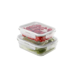 Travessas de Vidro Hermética - 02 Unidades